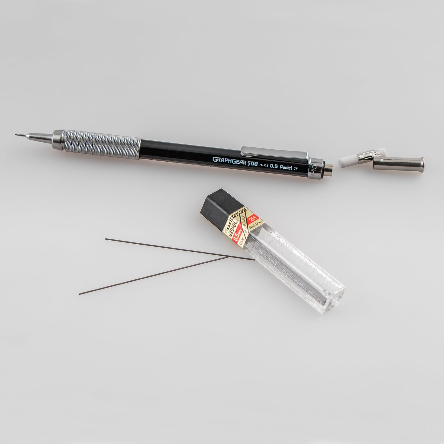 GraphGear 500 Automatic Drafting Pencil (0.5mm), Black Barrel (PG525A)