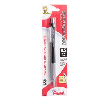 GraphGear 500 Automatic Drafting Pencil (0.5mm), Black Barrel 1-Pk (PG525BP)