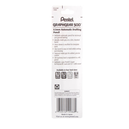 GraphGear 500 Automatic Drafting Pencil (0.5mm), Black Barrel 1-Pk (PG525BP)