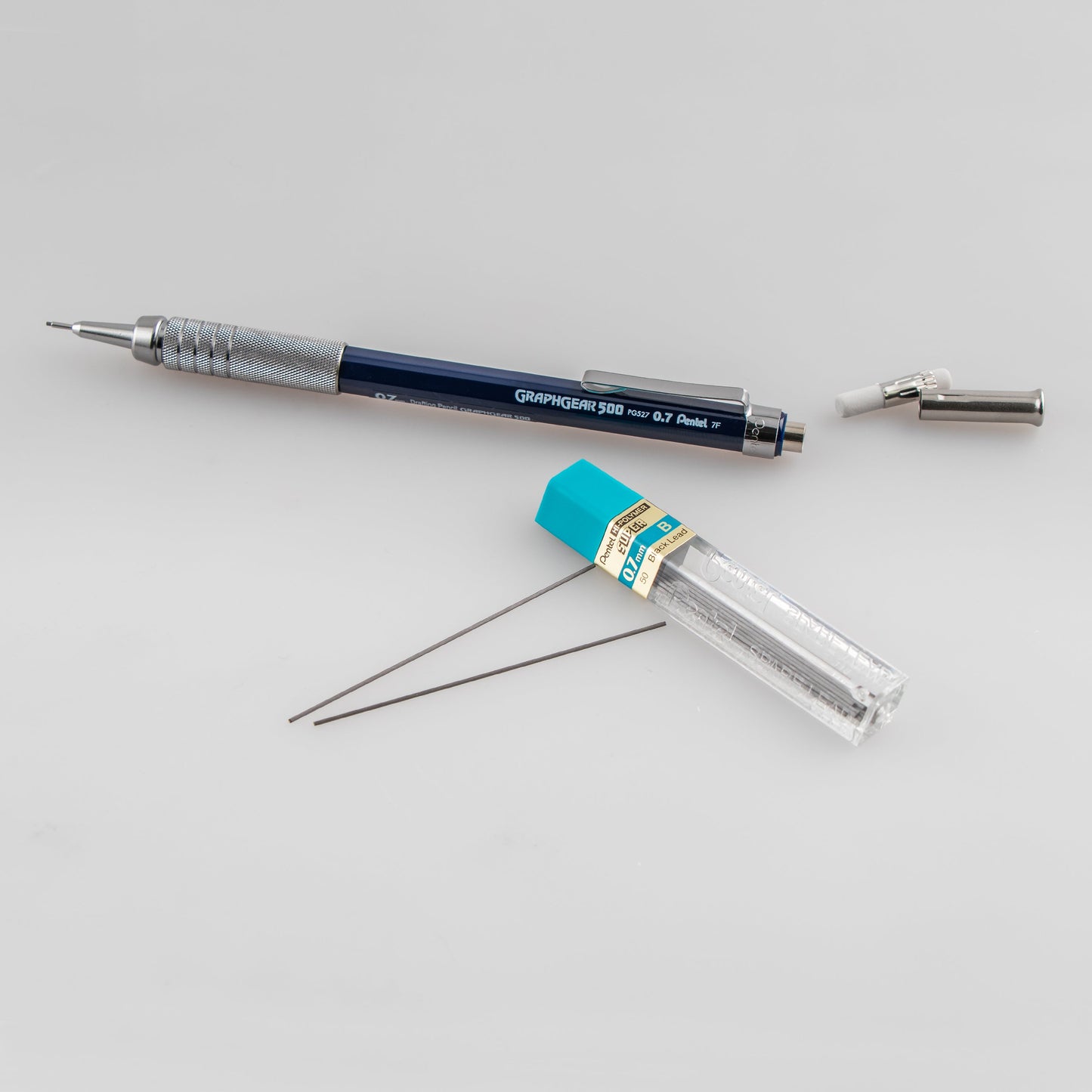 GraphGear 500 Automatic Drafting Pencil (0.7mm), Blue Barrel (PG527C)
