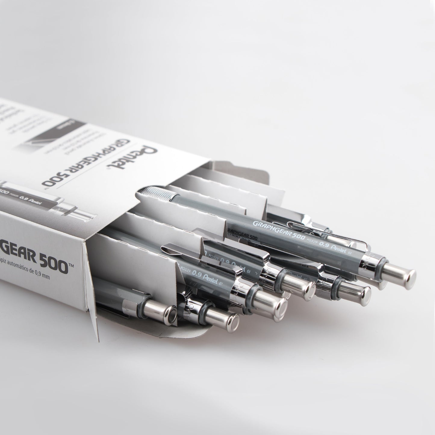 GraphGear 500 Automatic Drafting Pencil 0.9mm, Gray Barrel (PG529N)