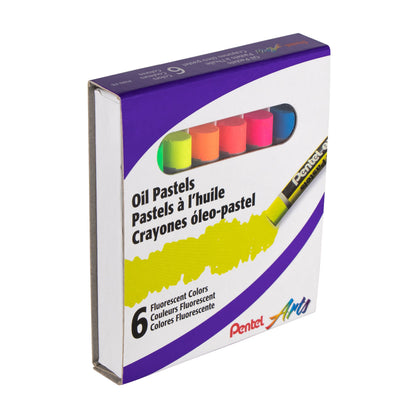 Pentel Arts Fluorescent Oil Pastels (PHN-F6)