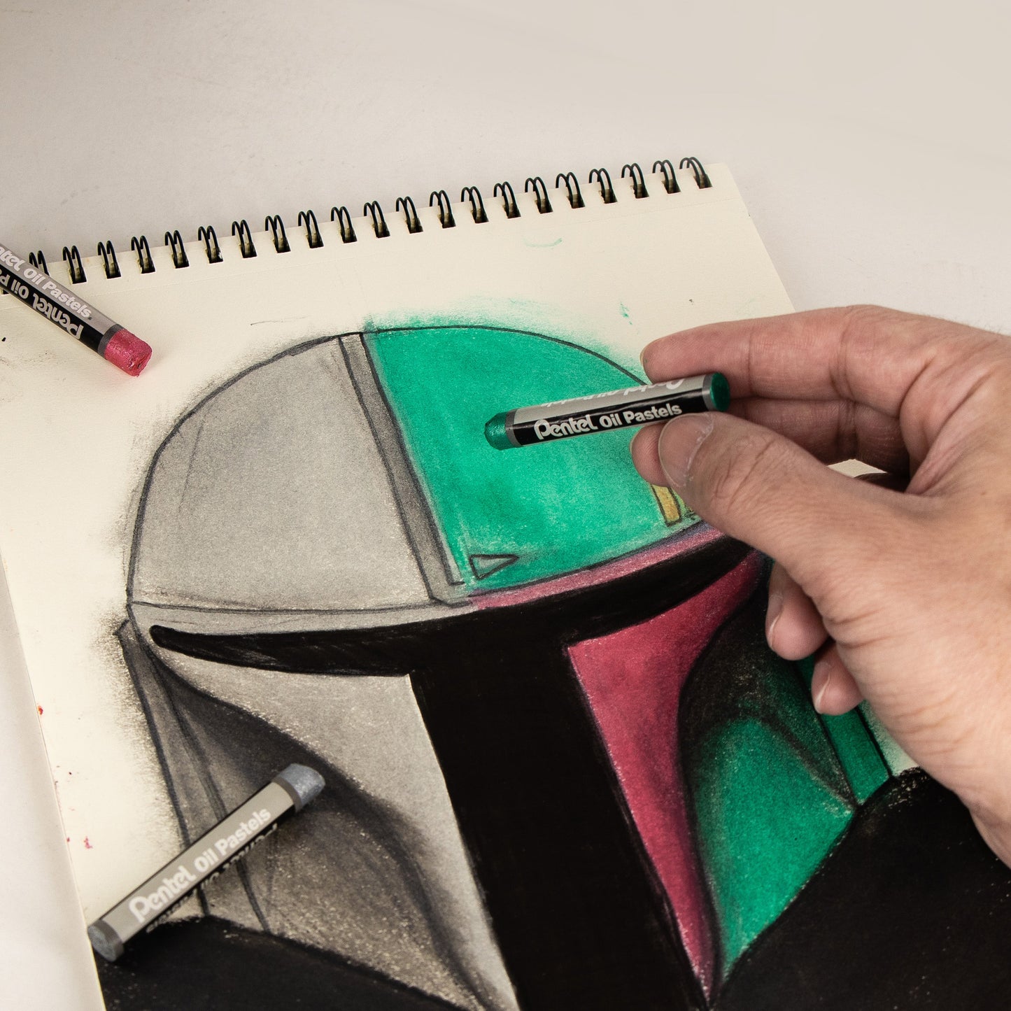 Pentel Arts Metallic Oil Pastels (PHN-M6)