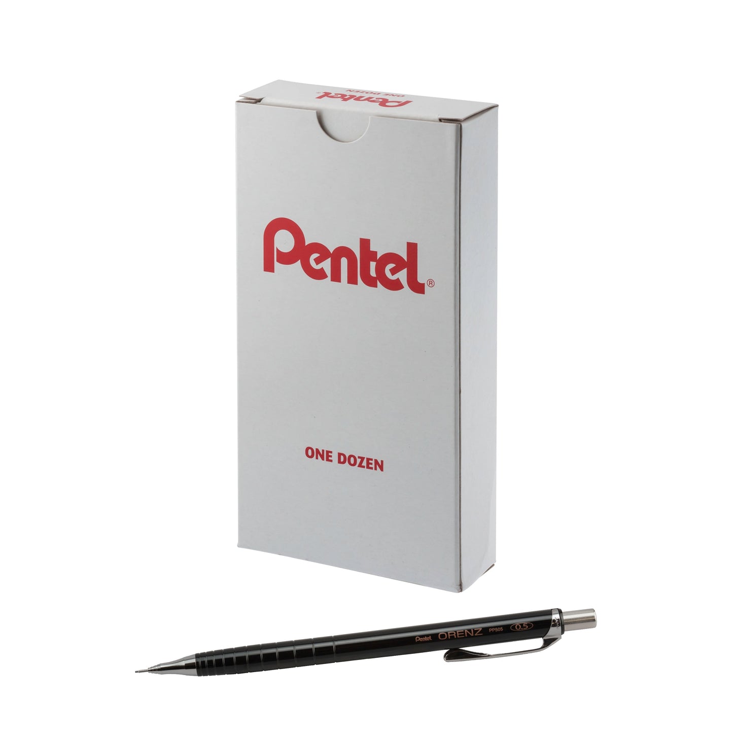 ORENZ 1-Click Mechanical Pencil (0.5mm) Black Barrel, Pre-loaded with B Lead (PP505A)