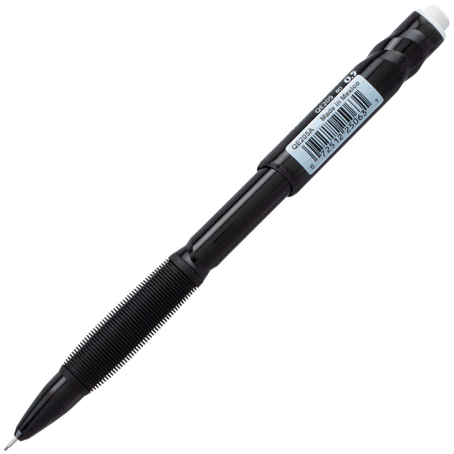 Twist-Erase GT (0.5mm) 1-CLICK Mechanical Pencil Transparent Black barrel (QE205A)