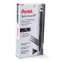 Twist-Erase GT (0.5mm) 1-CLICK Mechanical Pencil Transparent Black barrel (QE205A)