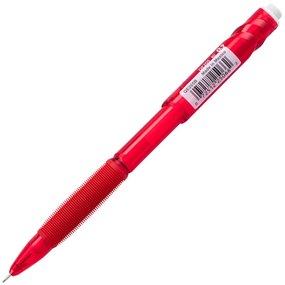 Twist-Erase GT (0.5mm) 1-CLICK Mechanical Pencil Transparent Red barrel (QE205B)