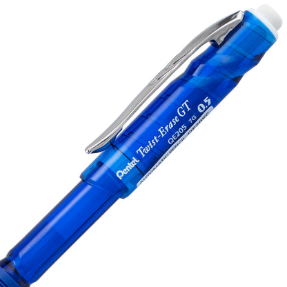 Twist-Erase GT (0.5mm) 1-CLICK Mechanical Pencil Transparent Blue (QE205C)