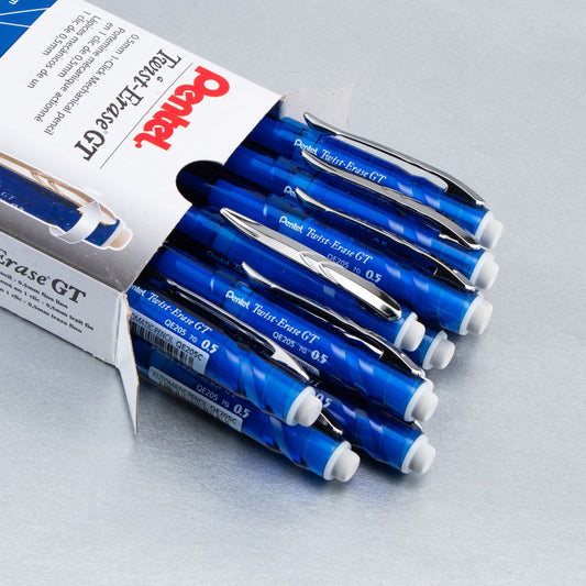 Twist-Erase GT (0.5mm) 1-CLICK Mechanical Pencil Transparent Blue (QE205C)