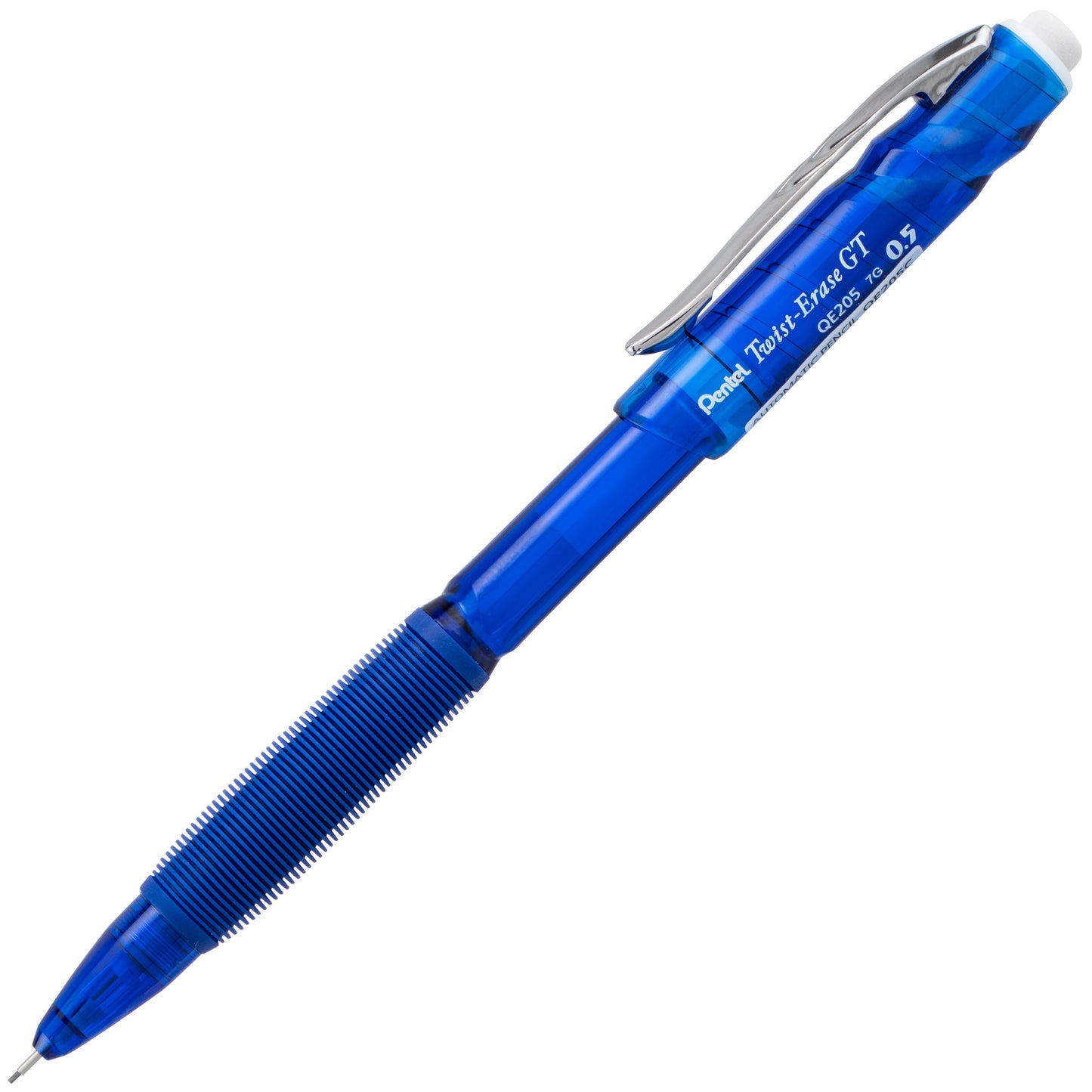 Twist-Erase GT (0.5mm) 1-CLICK Mechanical Pencil Transparent Blue (QE205C)