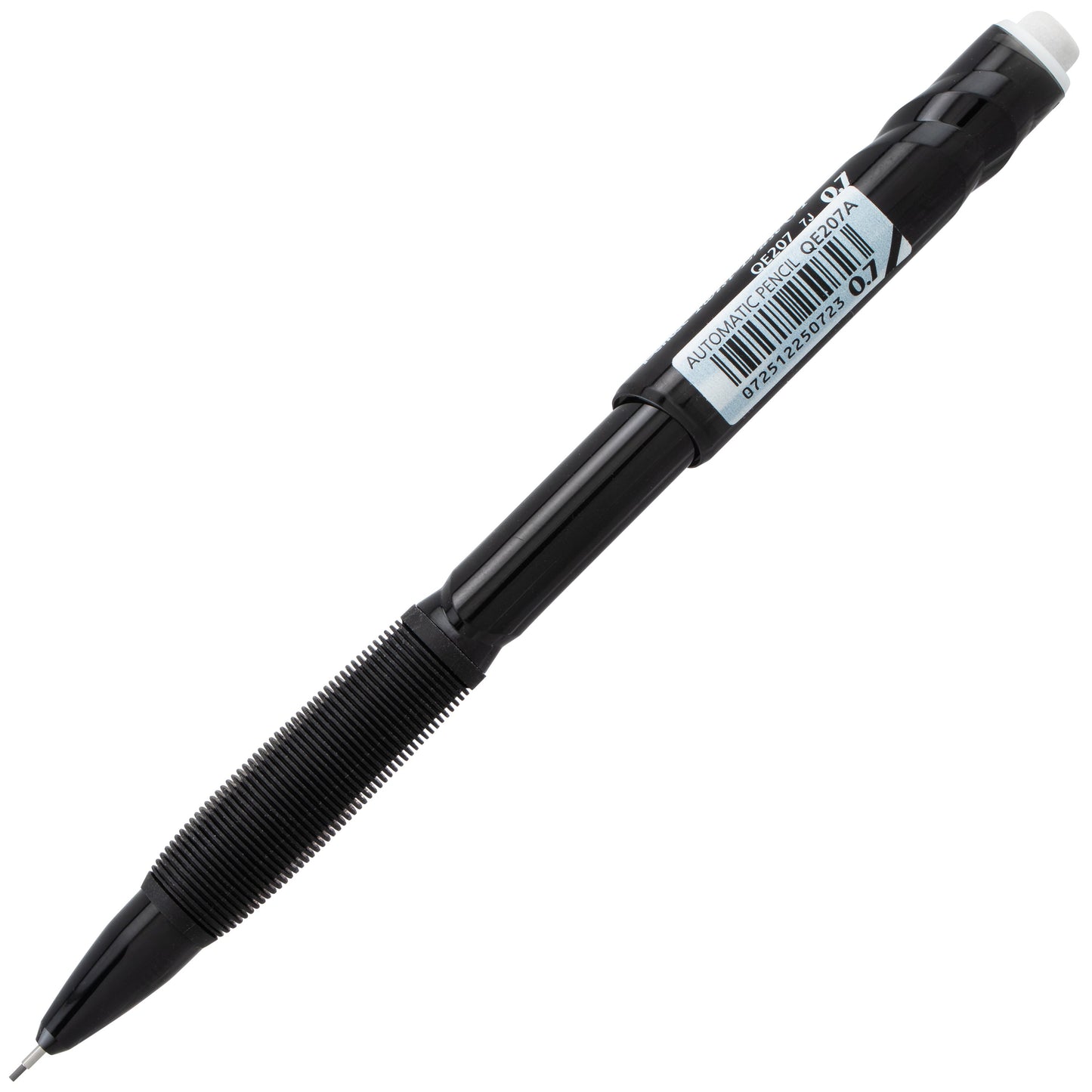 Twist-Erase GT (0.7mm) 1-CLICK Mechanical Pencil Transparent Black (QE207A)