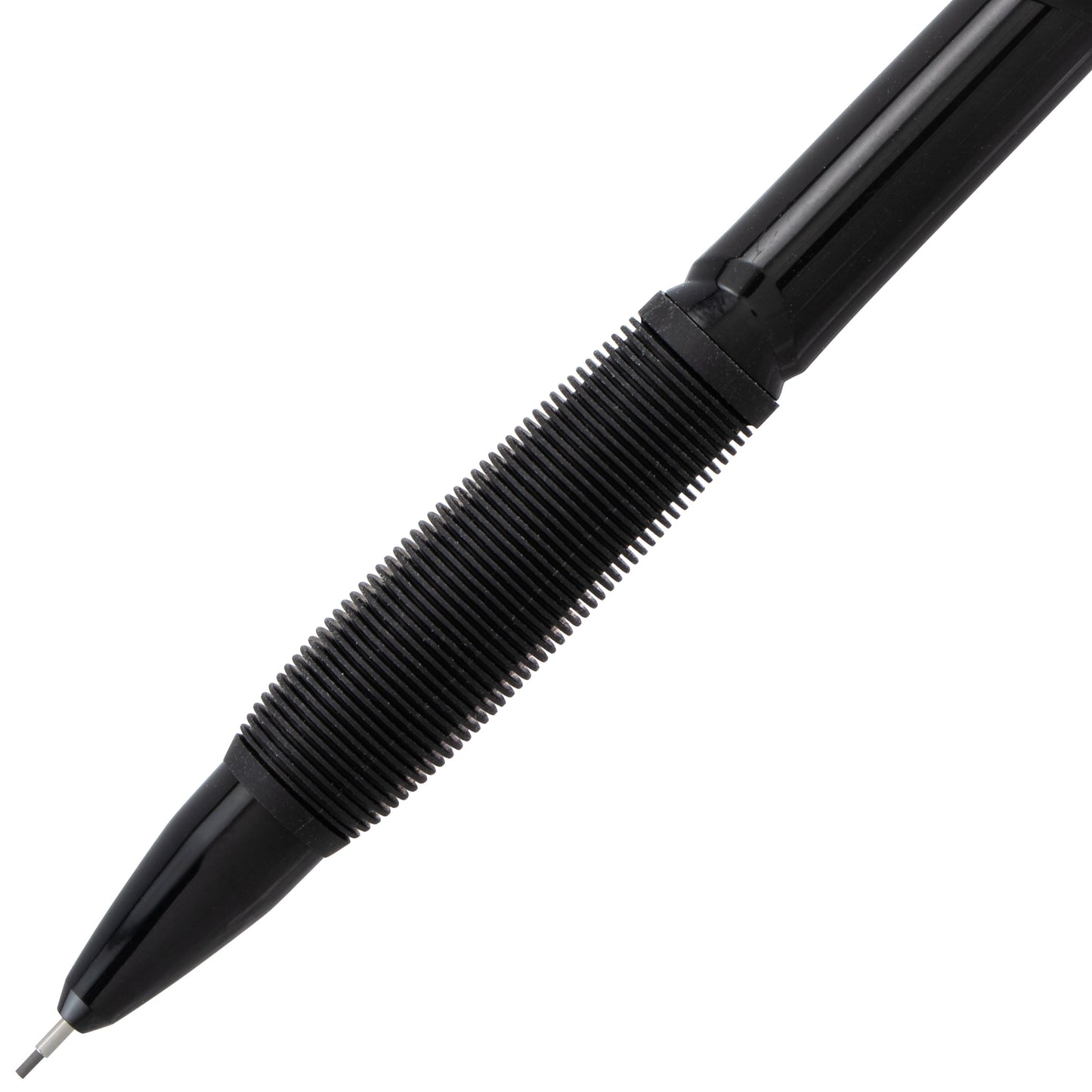 Twist-Erase GT (0.7mm) 1-CLICK Mechanical Pencil Transparent Black (QE207A)