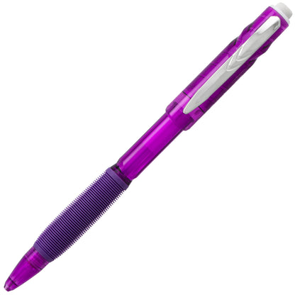 Twist-Erase GT (0.7mm) 1-CLICK Mechanical Pencil Transparent Purple (QE207V)