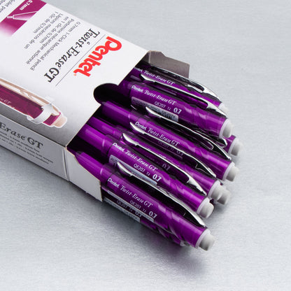Twist-Erase GT (0.7mm) 1-CLICK Mechanical Pencil Transparent Purple (QE207V)