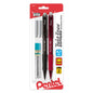 Twist-Erase EXPRESS Mechanical Pencil (0.7mm) Assorted Barrel Colors with Lead and eraser 2-Pk (QE417FLEBP2)
