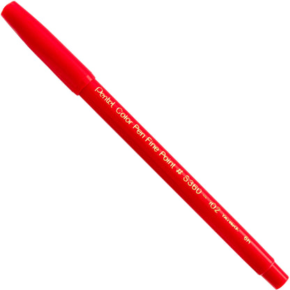 Pentel Arts Color Pen Red (S360-102)