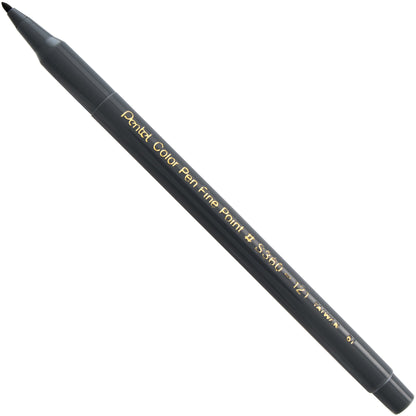 Pentel Arts Color Pen Dark Gray (S360-121)