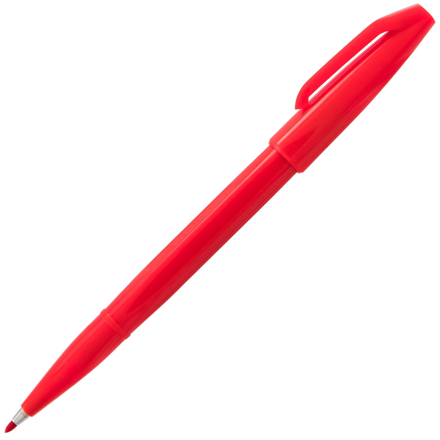 Pentel Arts Sign Pen Fiber-Tipped Pen, Red Ink (S520-B)