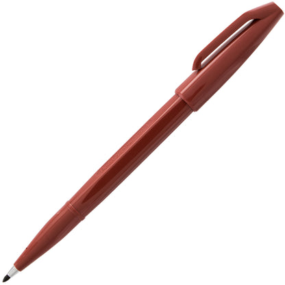 Pentel Arts Sign Pen Fiber-Tipped Pen, Brown Ink (S520-E)
