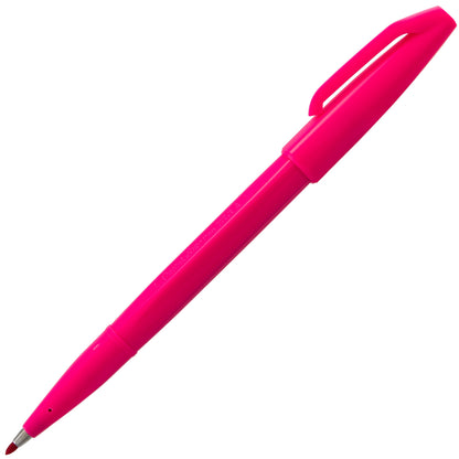 Pentel Arts Sign Pen Fiber-Tipped Pen, Pink Ink (S520-P)