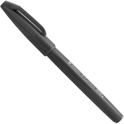 Pentel Arts Sign Pen Brush Tip, Gray Ink (SES15C-N)