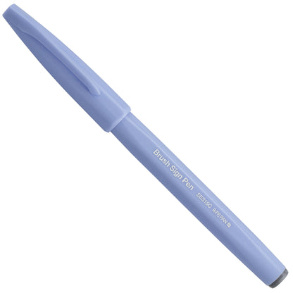 Pentel Arts Sign Pen Brush, Open Stock, Gray Blue Ink (SES15C-S3)