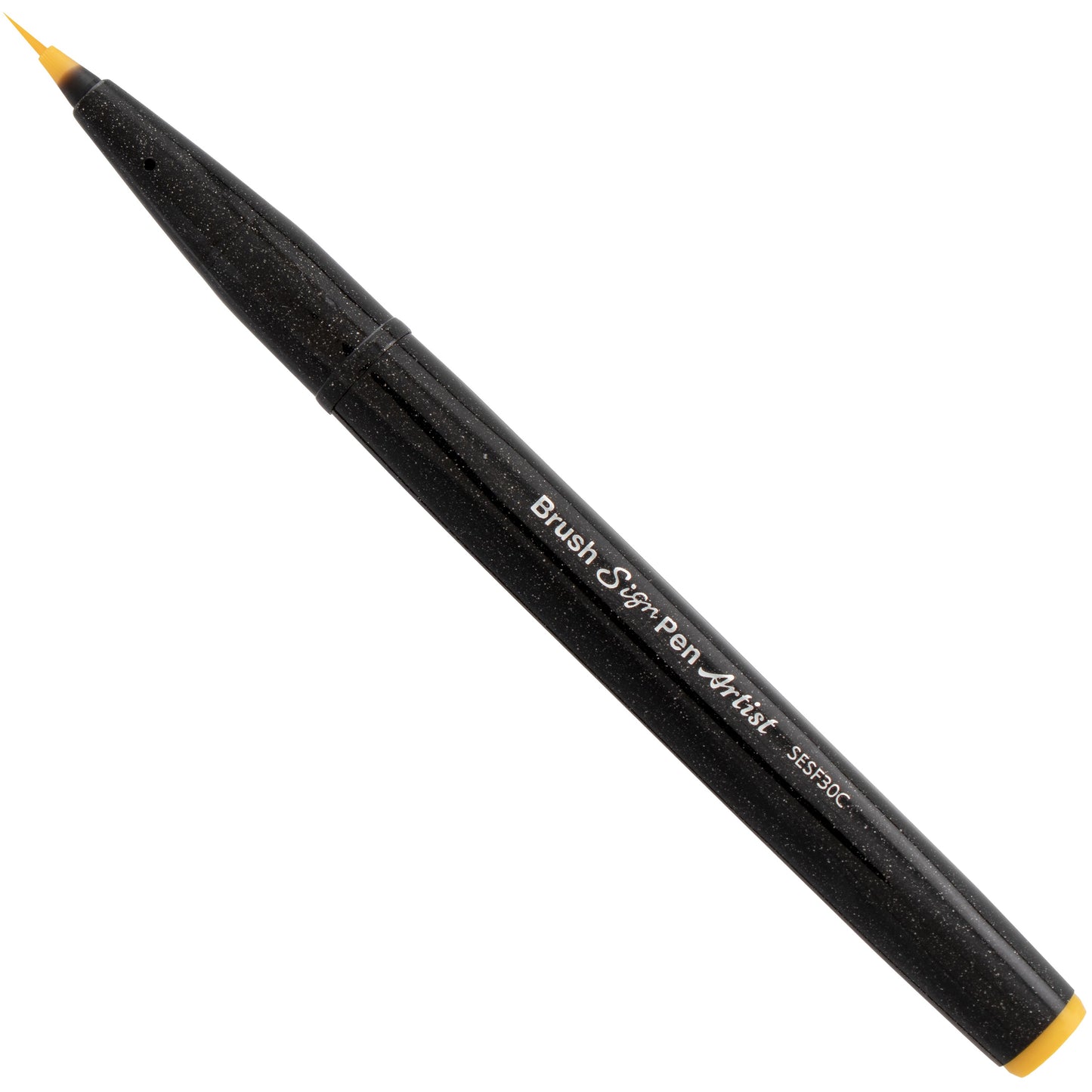 Pentel Arts Sign Pen Micro Brush, Yellow Ink (SESF30C-G)