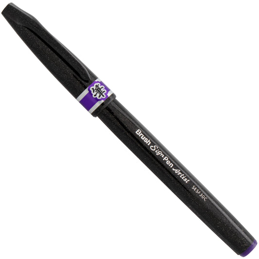 Pentel Arts Sign Pen Micro Brush, Violet Ink (SESF30C-V)