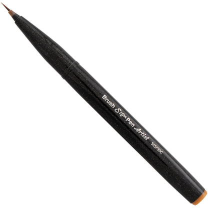 Pentel Arts Sign Pen Micro Brush, Yellow Ochre Ink (SESF30C-Y)