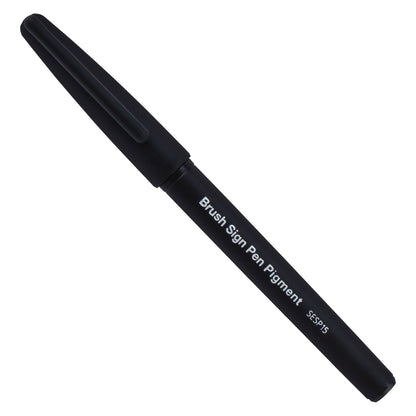 Pentel Arts Sign Pen Brush, Black Pigment Ink (SESP15-A)