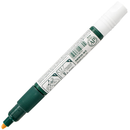 Pentel Arts Wet Erase Chalk Marker, Chisel Tip, White Ink (SMW26-W)