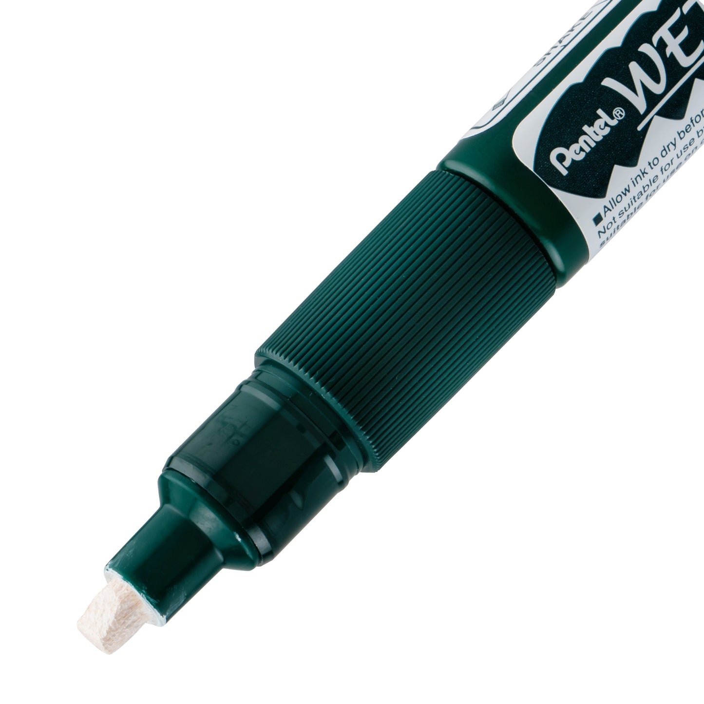 Pentel Arts Wet Erase Chalk Marker, Chisel Tip, White Ink (SMW26-W)