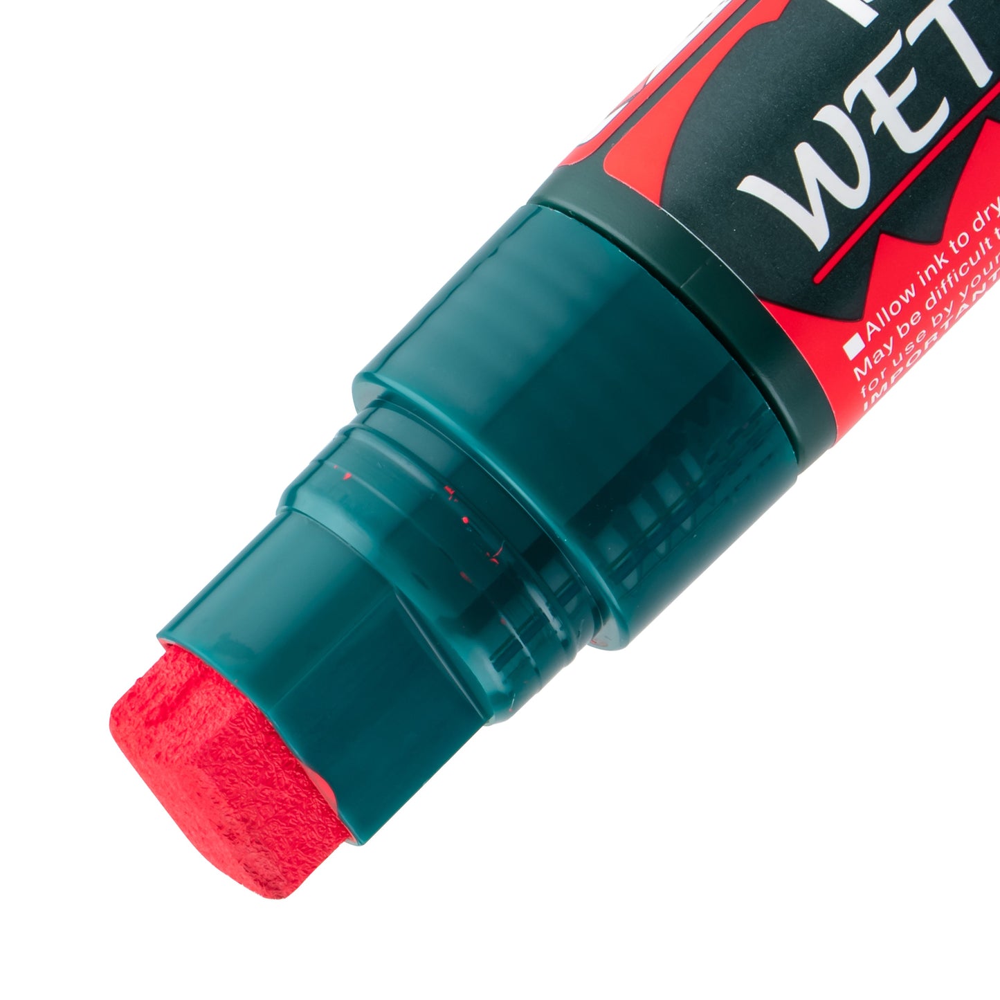 Pentel Arts Wet Erase Chalk Marker, Jumbo Tip, Red Ink (SMW56-B)