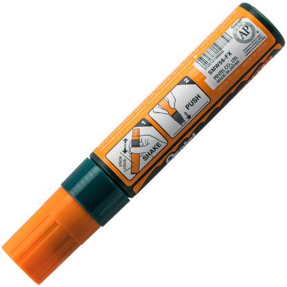 Pentel Arts Wet Erase Chalk Marker, Jumbo Tip, Orange Ink (SMW56-F)