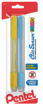 Clic Eraser COLORS, Assorted Eraser Colors 2-Pk (ZE23BP2M)