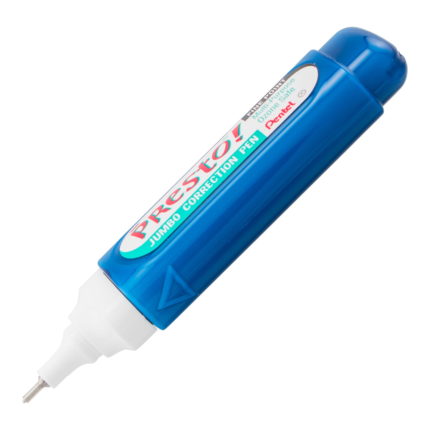 Presto! Jumbo Correction Pen Fine Point Metal Tip 12 ml/0.4 fl.oz. (ZL31-W)