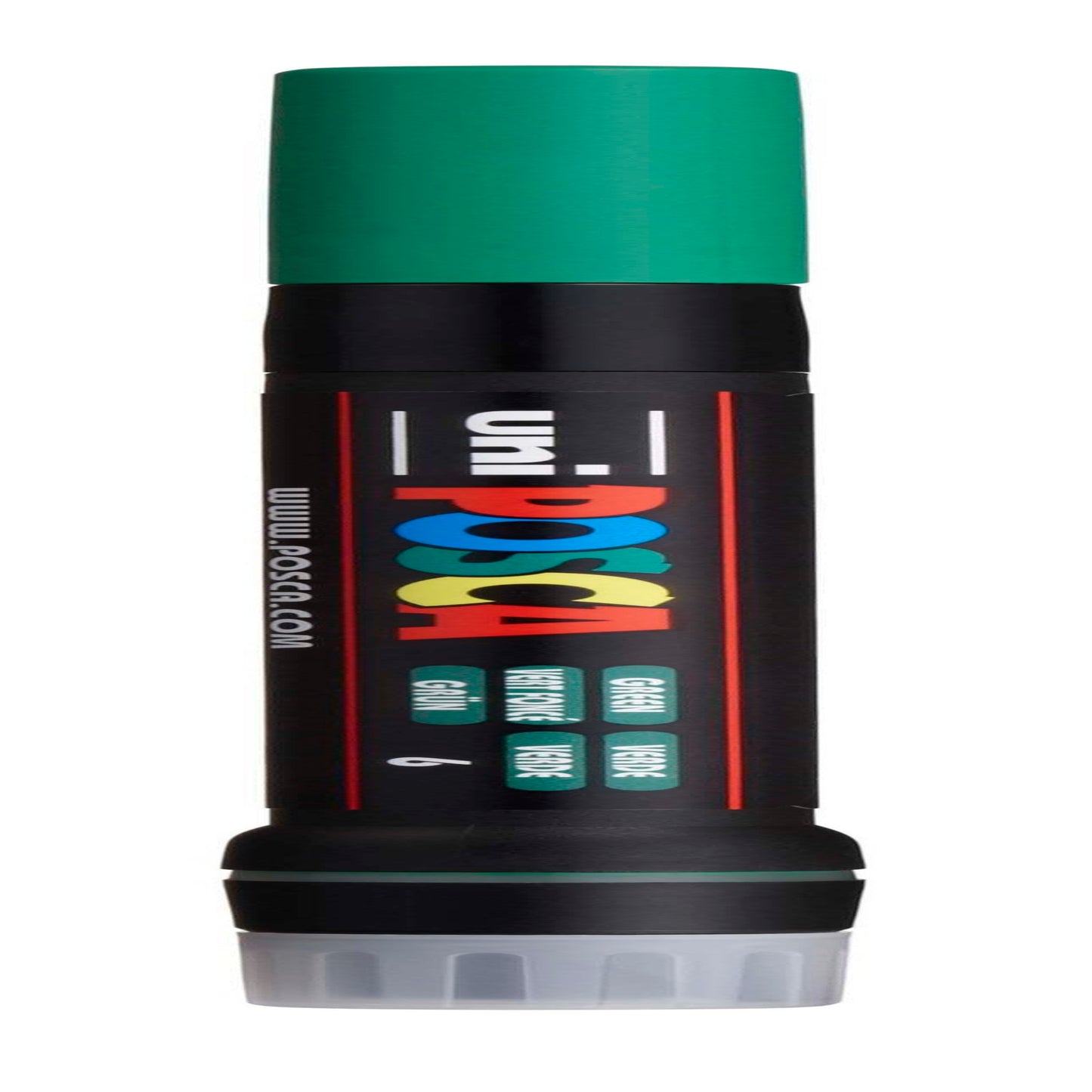 uni® POSCA PCF-350 Water-Based Paint Markers, Brush Tip (1-10mm), Green