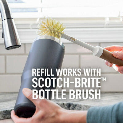 Scotch-Brite® Greener Clean™ Bottle Brush Replacement Head 509GC-6-RF, 6/1