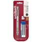 uniball™ Kuru Toga Elite Mechanical Pencil Starter Kit, 0.5mm, HB #2, Silver Barrel, 1 Pack