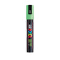 uni® POSCA PC-3M Water-Based Paint Markers, Reversible Fine Tip (0.9-1.3mm), Light Green