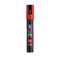 uni® POSCA PC-3M Water-Based Paint Markers, Reversible Fine Tip (0.9-1.3mm), Red