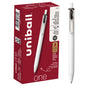 uniball™ one Retractable Gel Pens, Medium Point (0.7mm), Black Ink, 12 Pack