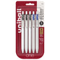 uniball™ one Retractable Gel Pens, Medium Point (0.7mm), Black and Blue Ink, 5 Pack